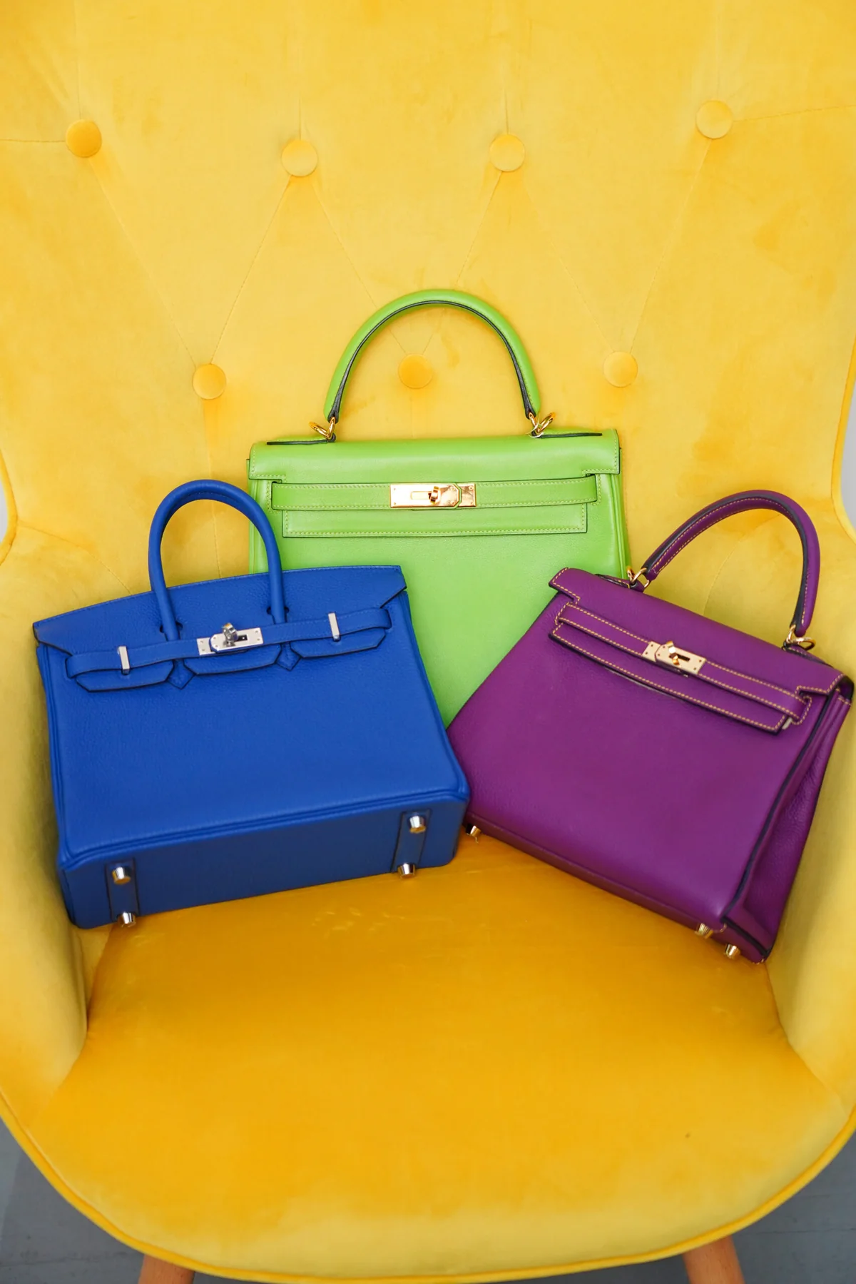Hermès, Chanel, Louis Vuitton, Rolex Designer handbags, watches and jewelry (resale/investment pieces) side view - luxur