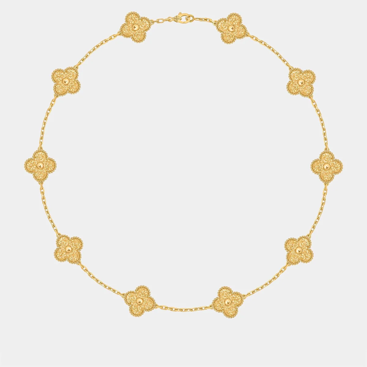 Van Cleef & Arpels Alhambra collection front view - Van Cleef & Arpels resale value